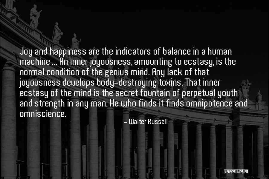 The Human Body As A Machine Quotes By Walter Russell