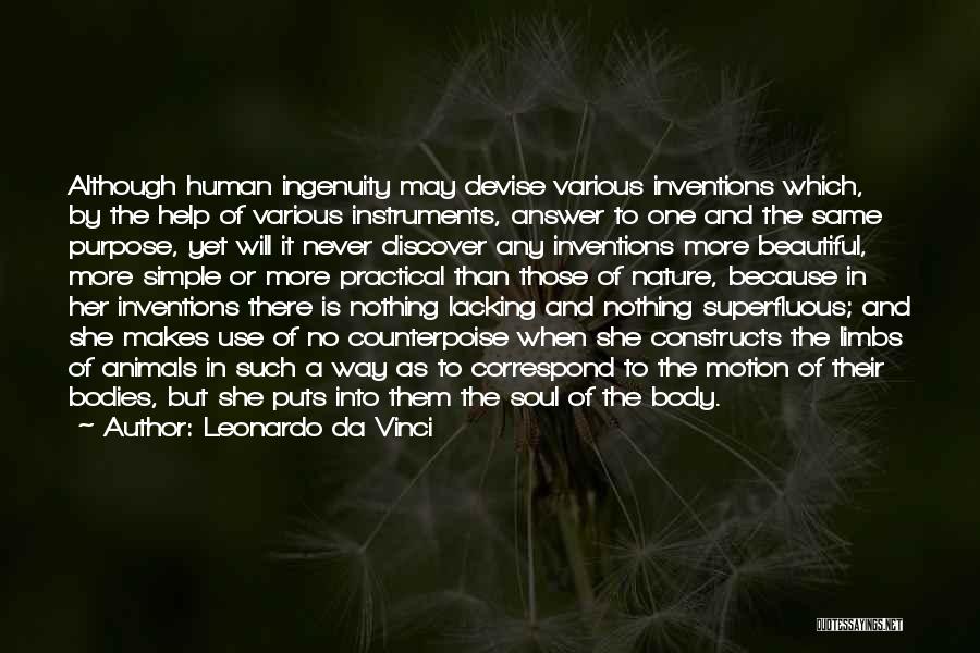 The Human Body Is Beautiful Quotes By Leonardo Da Vinci