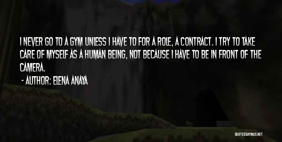 The Human Contract Quotes By Elena Anaya