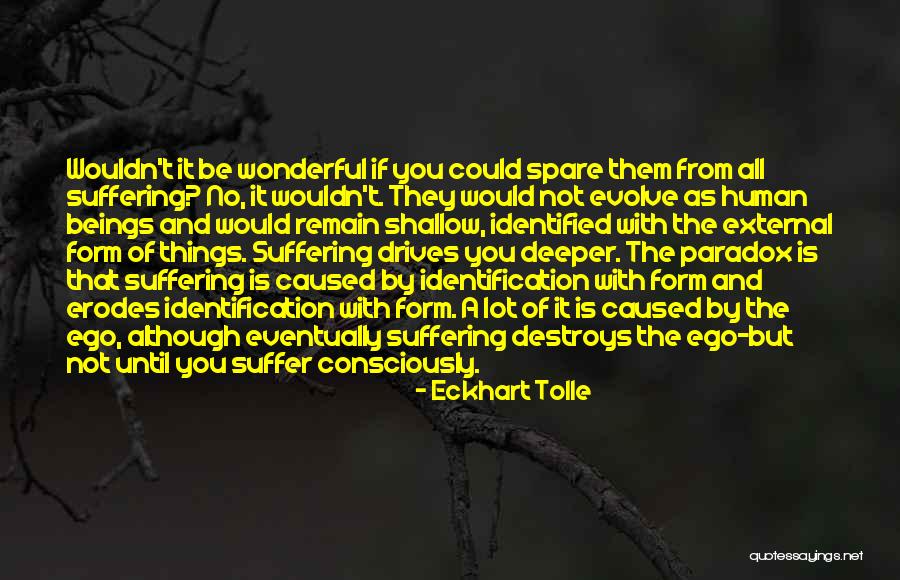 The Human Ego Quotes By Eckhart Tolle