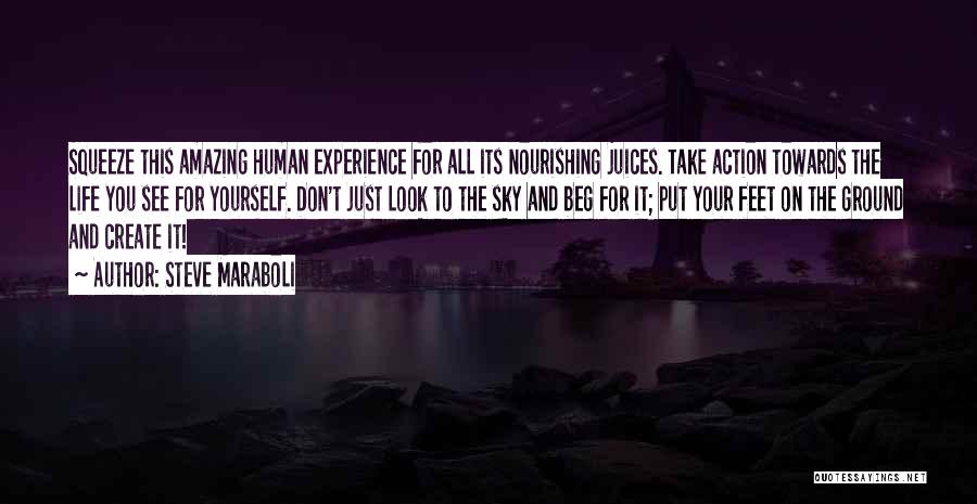 The Human Experience Quotes By Steve Maraboli