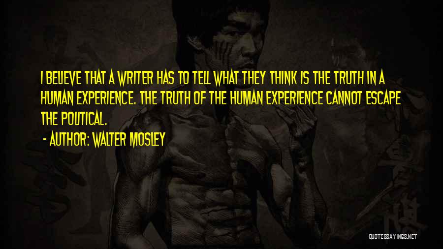 The Human Experience Quotes By Walter Mosley