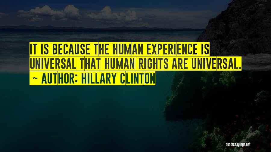 The Human Rights Quotes By Hillary Clinton