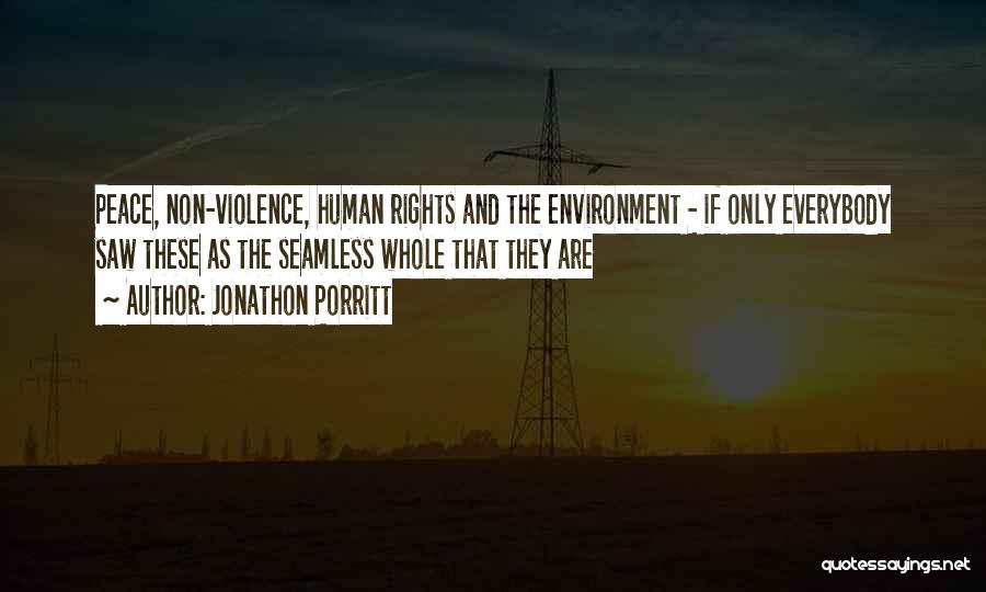 The Human Rights Quotes By Jonathon Porritt