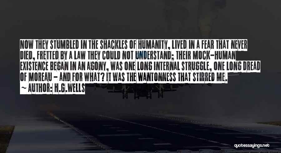 The Human Struggle Quotes By H.G.Wells