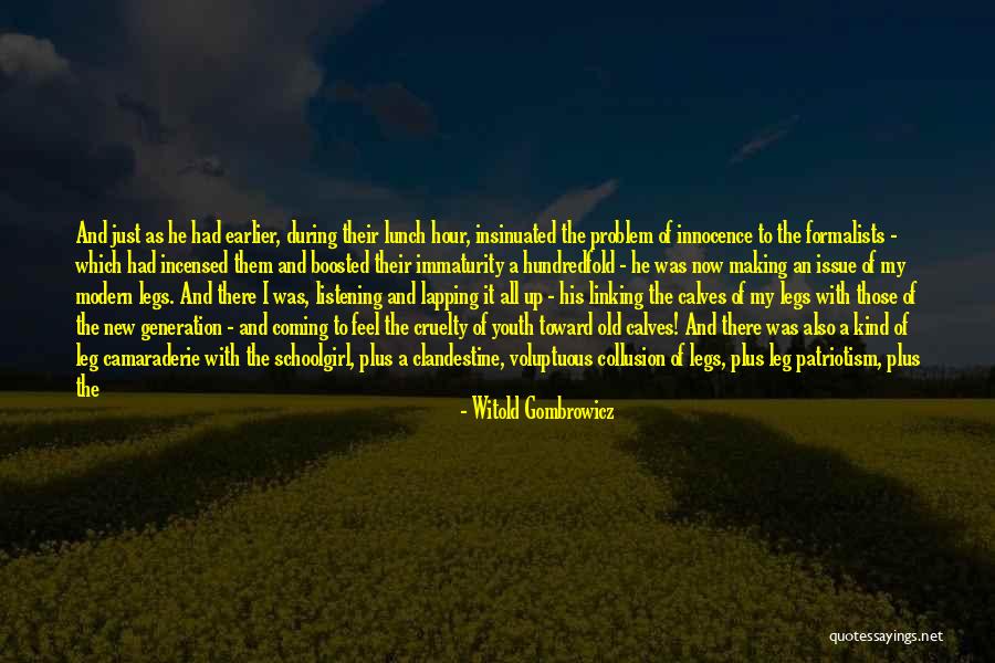 The Hundredfold Quotes By Witold Gombrowicz The Hundredfold Quotes By Witold Gombrowicz