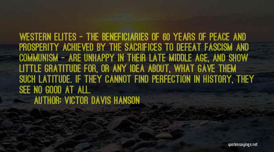 The Idea Of Perfection Quotes By Victor Davis Hanson