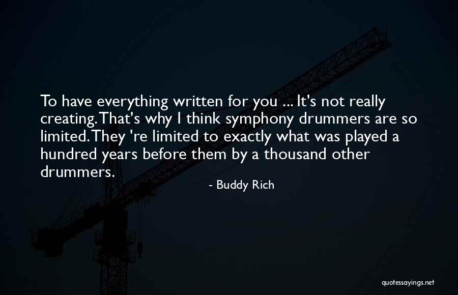 The Importance Of Letter Writing Quotes By Buddy Rich