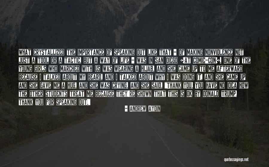 The Importance Of Speaking Up Quotes By Andrew Aydin The Importance Of Speaking Up Quotes By Andrew Aydin