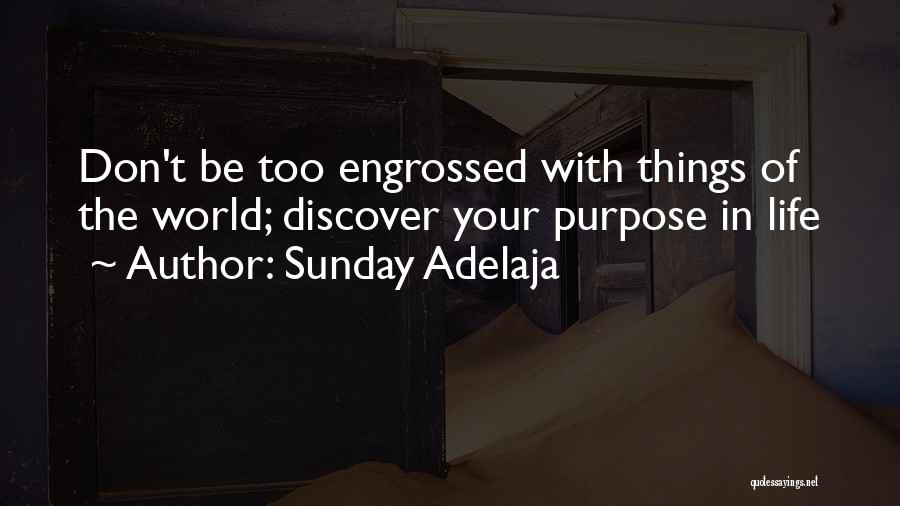 The Important Things In Life Quotes By Sunday Adelaja