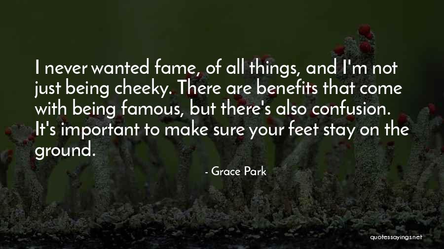 The Important Things Quotes By Grace Park The Important Things Quotes By Grace Park