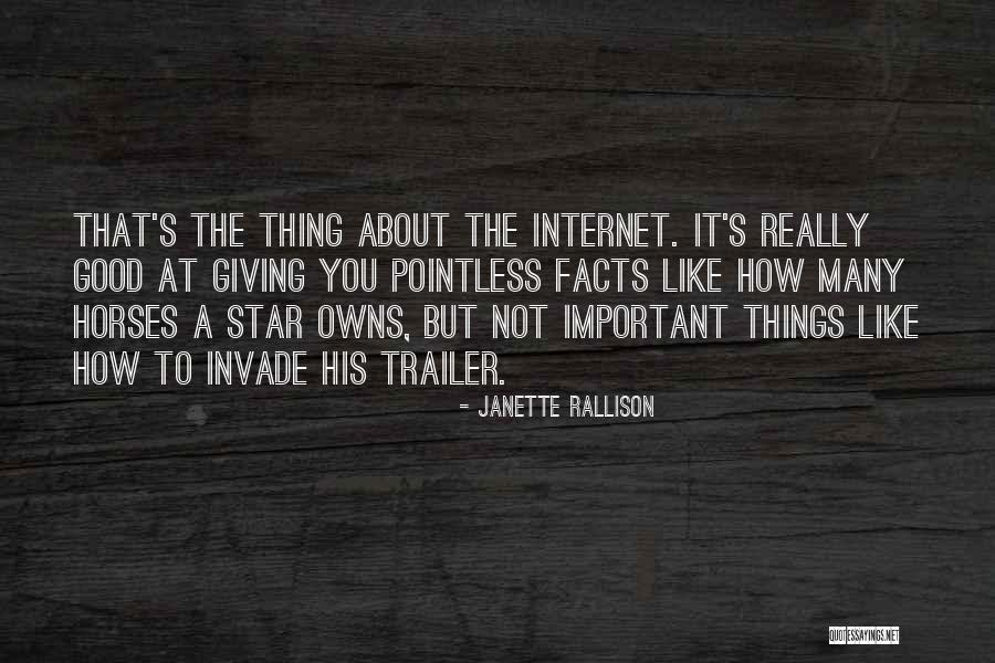 The Important Things Quotes By Janette Rallison The Important Things Quotes By Janette Rallison