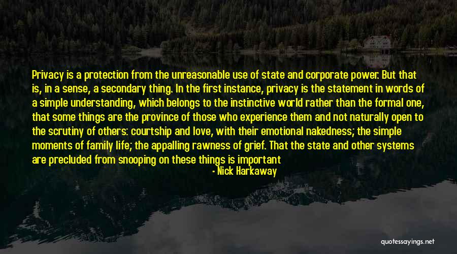The Important Things Quotes By Nick Harkaway The Important Things Quotes By Nick Harkaway