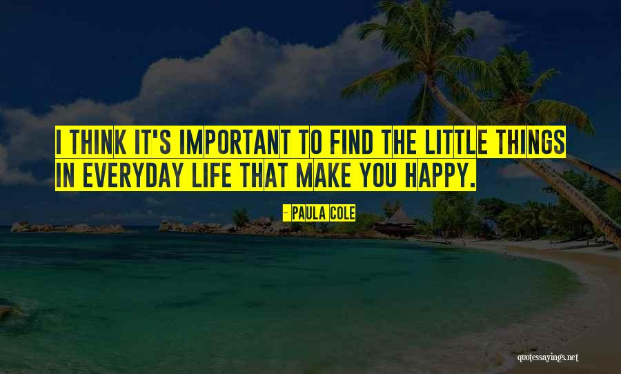 The Important Things Quotes By Paula Cole The Important Things Quotes By Paula Cole
