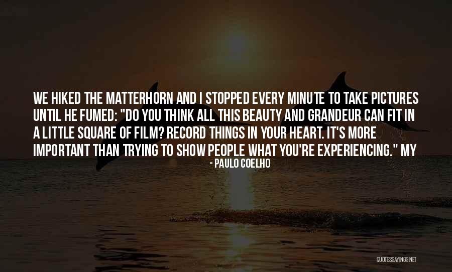 The Important Things Quotes By Paulo Coelho The Important Things Quotes By Paulo Coelho