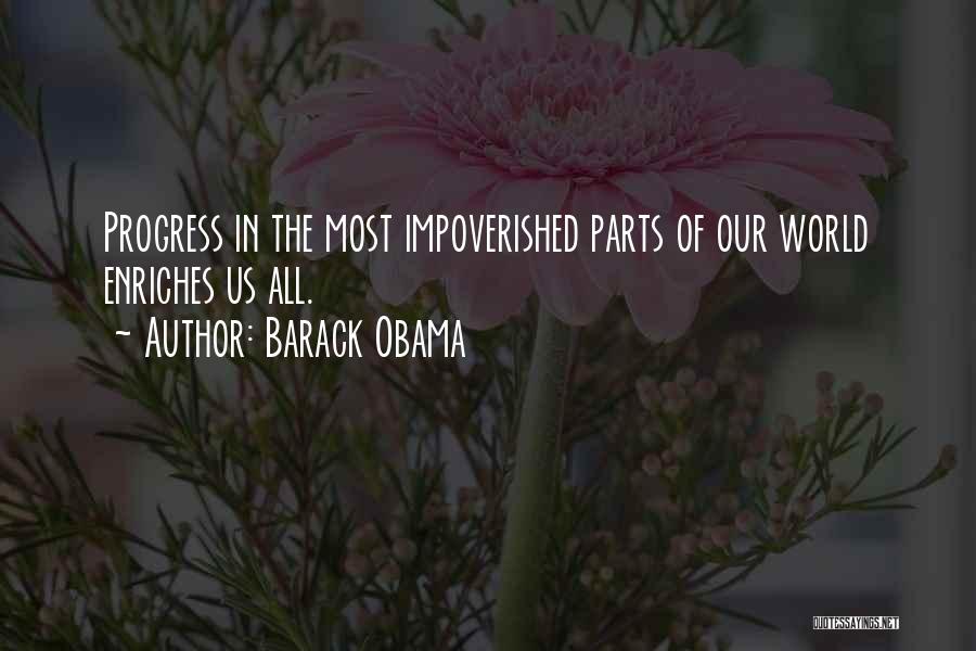 The Impoverished Quotes By Barack Obama