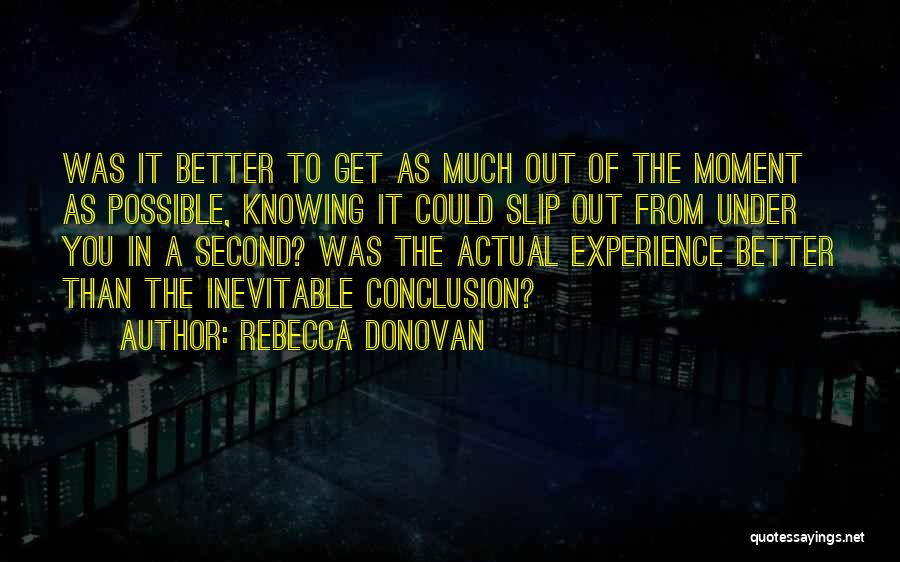 The Inevitable Quotes By Rebecca Donovan