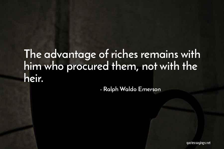 The Inheritance Quotes By Ralph Waldo Emerson The Inheritance Quotes By Ralph Waldo Emerson