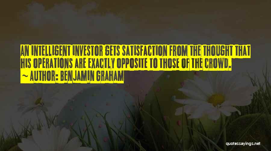 The Intelligent Investor Quotes By Benjamin Graham