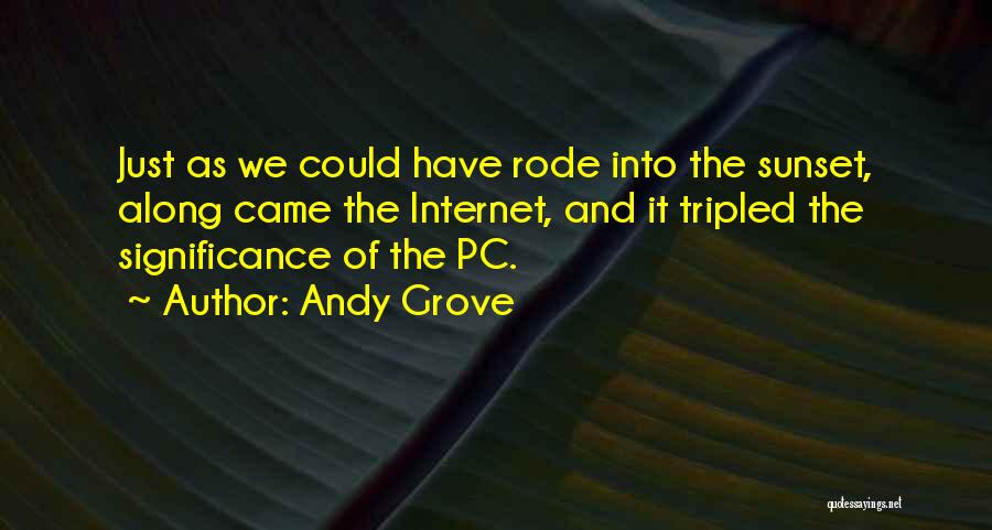 The Internet And Technology Quotes By Andy Grove