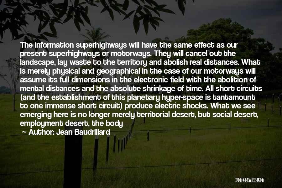 The Internet And Technology Quotes By Jean Baudrillard