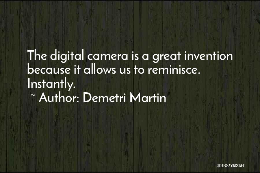 The Invention Of The Camera Quotes By Demetri Martin