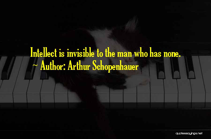 The Invisible Man Quotes By Arthur Schopenhauer