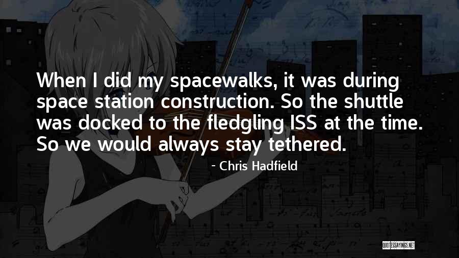 The Iss Quotes By Chris Hadfield