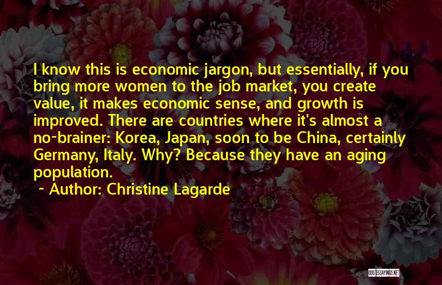 The Job Market Quotes By Christine Lagarde