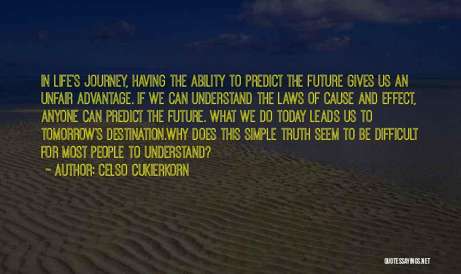 The Journey And Destination Quotes By Celso Cukierkorn