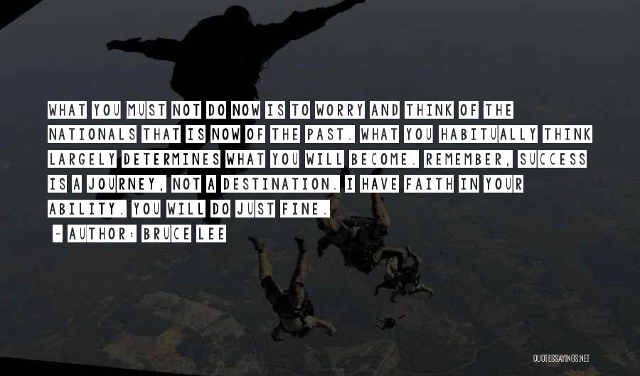 The Journey Of Faith Quotes By Bruce Lee
