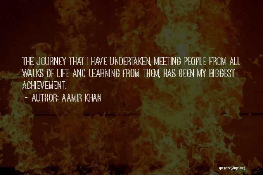 The Journey Of Learning Quotes By Aamir Khan