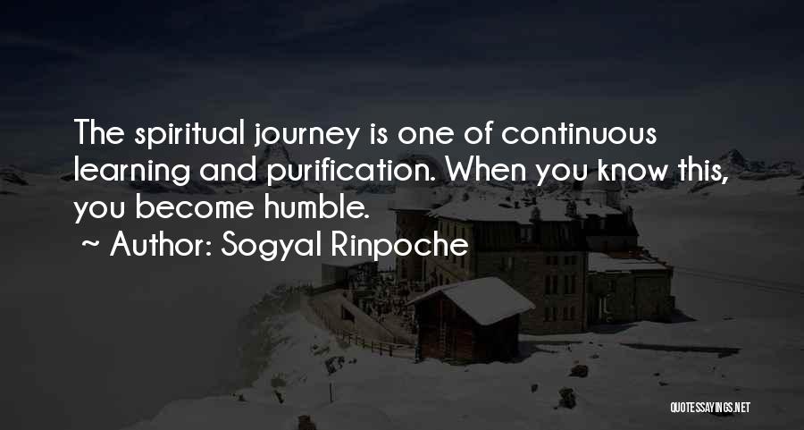 The Journey Of Learning Quotes By Sogyal Rinpoche