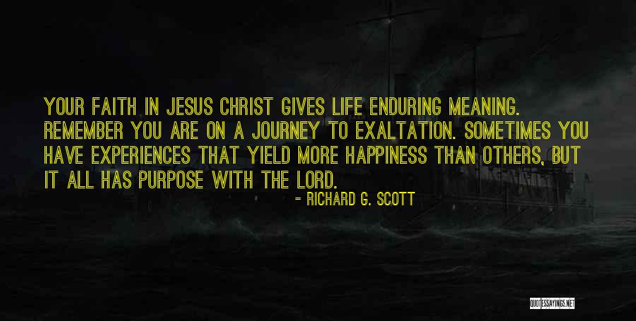 The Journey To Happiness Quotes By Richard G. Scott