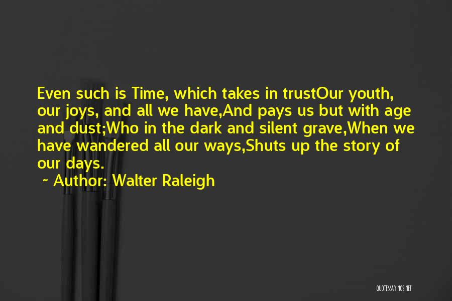 The Joys Of Youth Quotes By Walter Raleigh