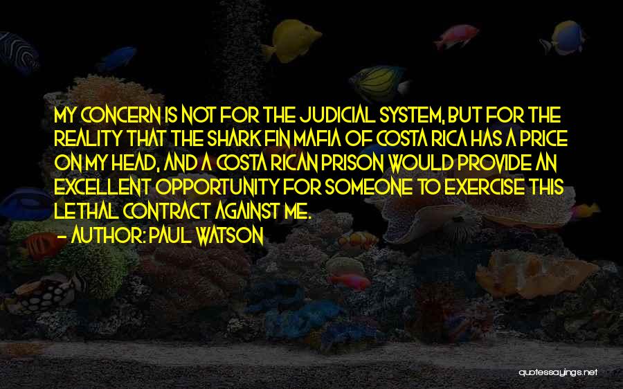 The Judicial System Quotes By Paul Watson