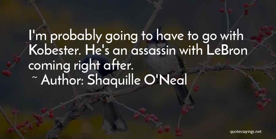 The Just Assassins Quotes By Shaquille O'Neal