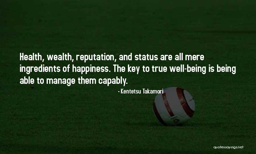 The Key To Health Quotes By Kentetsu Takamori The Key To Health Quotes By Kentetsu Takamori