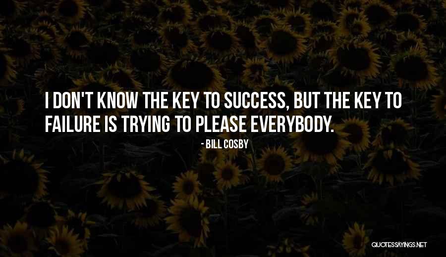 The Key To Success Quotes By Bill Cosby