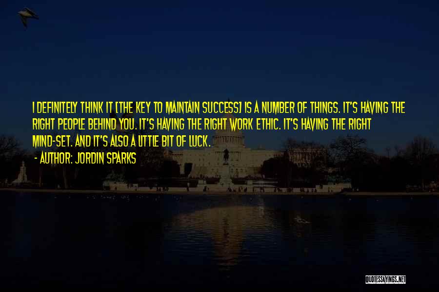 The Key To Success Quotes By Jordin Sparks