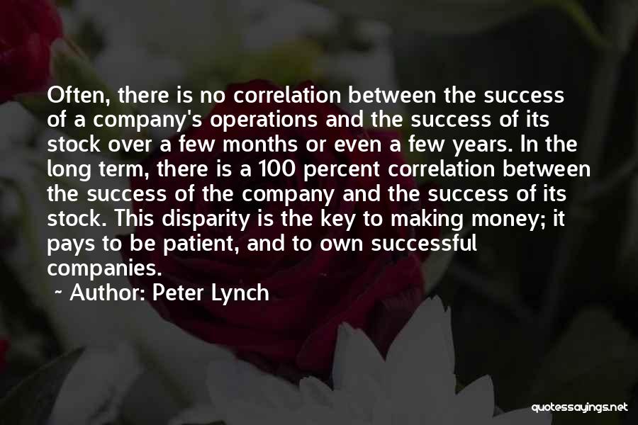 The Key To Success Quotes By Peter Lynch