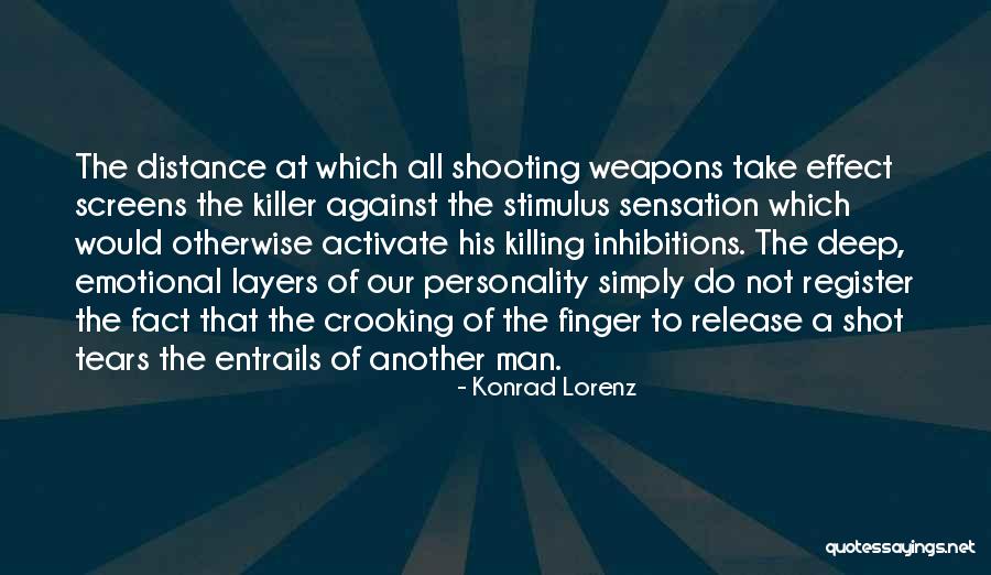 The Killer's Tears Quotes By Konrad Lorenz