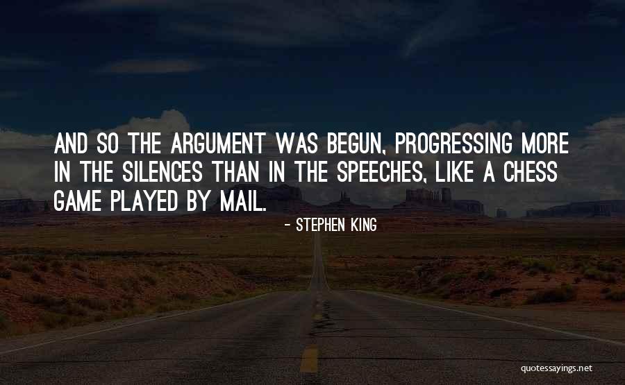 The King In Chess Quotes By Stephen King