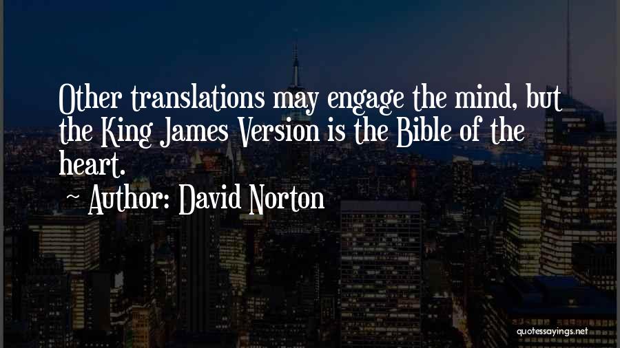 The King James Bible Quotes By David Norton