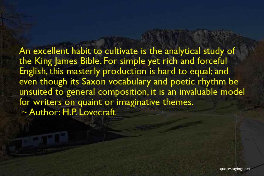 The King James Bible Quotes By H.P. Lovecraft