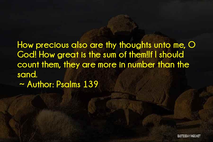 The King James Bible Quotes By Psalms 139