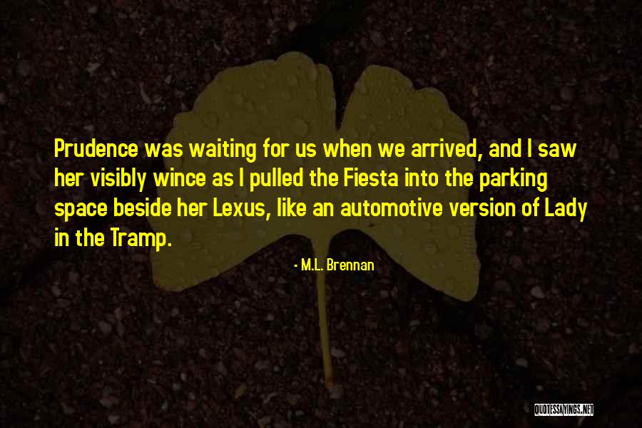 The Lady And The Tramp Quotes By M.L. Brennan The Lady And The Tramp Quotes By M.L. Brennan