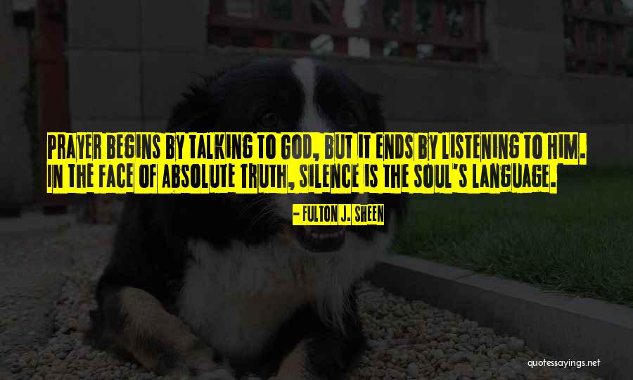 The Language Of Silence Quotes By Fulton J. Sheen The Language Of Silence Quotes By Fulton J. Sheen