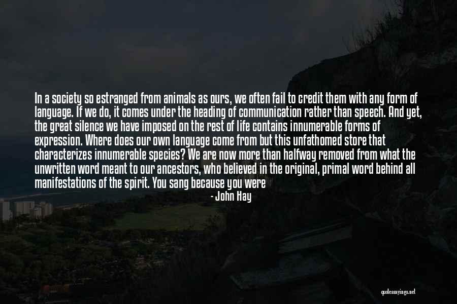 The Language Of Silence Quotes By John Hay The Language Of Silence Quotes By John Hay