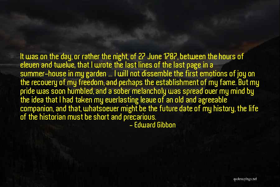 The Last Day Of Summer Quotes By Edward Gibbon The Last Day Of Summer Quotes By Edward Gibbon